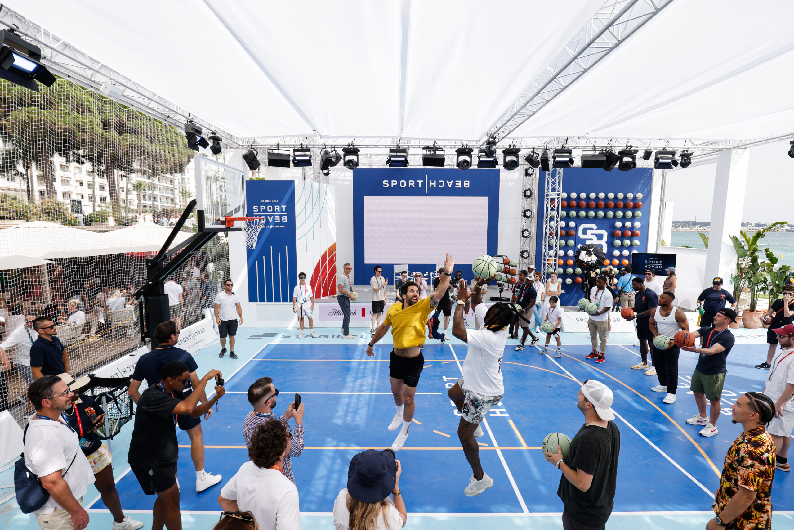 Scenes from Sport Beach 2023. Photo courtesy of Stagwell.
